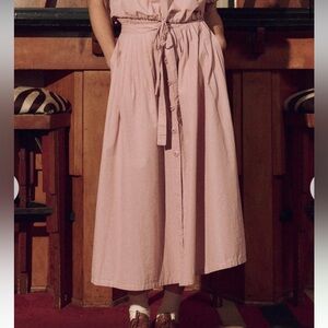 NWOT The GREAT. Treeline Pleated Skirt Lilac Blossom
